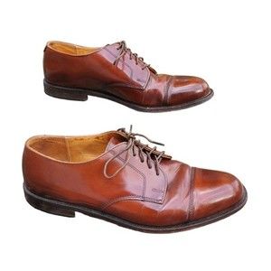 Cole Hann Brown Leather Men's Oxford Shoes